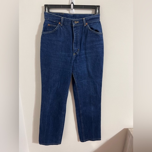 Vintage Lee 70s/ 80s Union Made Straight Leg Jeans - Picture 4 of 9